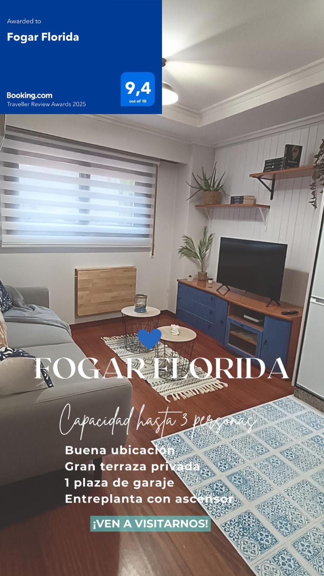 Bonito Apto Petfriendly Con Gran Terraza Y Parking Ideal Para Teletrabajar Vigo Exterior photo